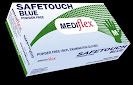 Safetouch Vinyl Blue P/Free Gloves Ctn 10 x 100 Medium